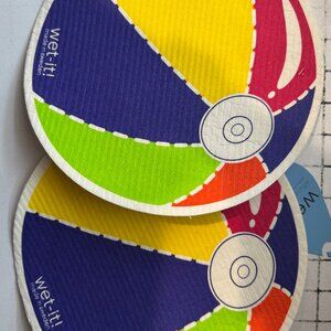 Wet-It! Swedish Treasures Round  Dishcloth & Cleaning Cloth -Set of 2